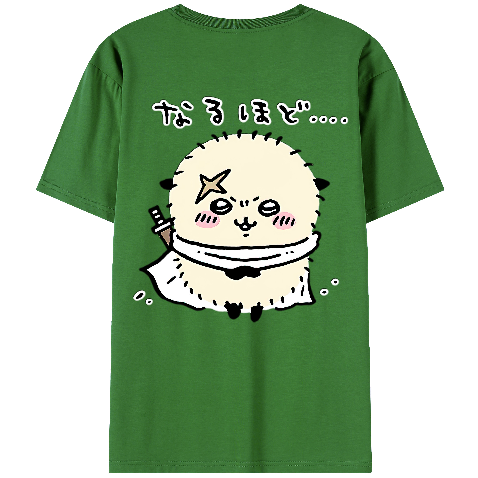 （画像用） ちいかわ ラッコ Chii-kawa Sea otter レディース半袖Tシャツ(バックプリント)